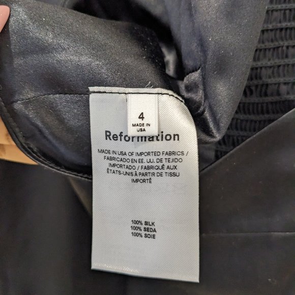 Reformation Silk Maxi dress & bralette set - Picture 2 of 6